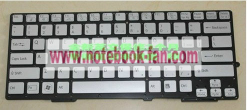 NEW SONY SVS131A11L SVS13115FDS US Keyboard - Silver